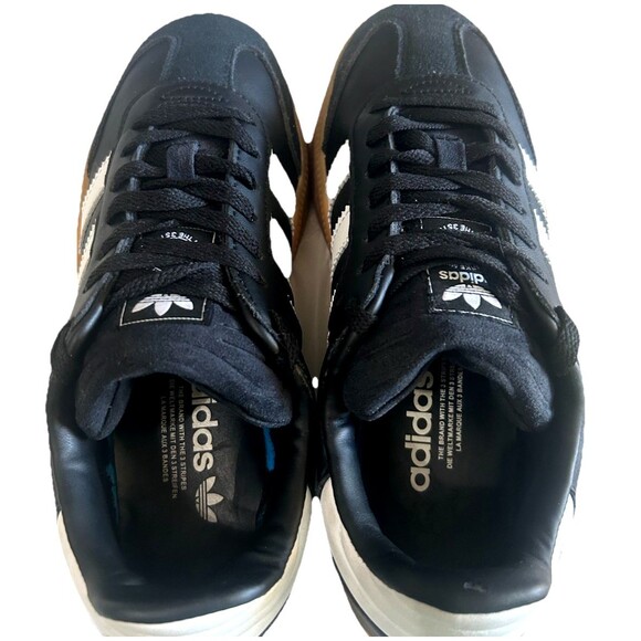 Adidas Samba XLG W 8 / M 7 Black White Stripes Leather Gum Unisex IE1379 - Picture 7 of 12